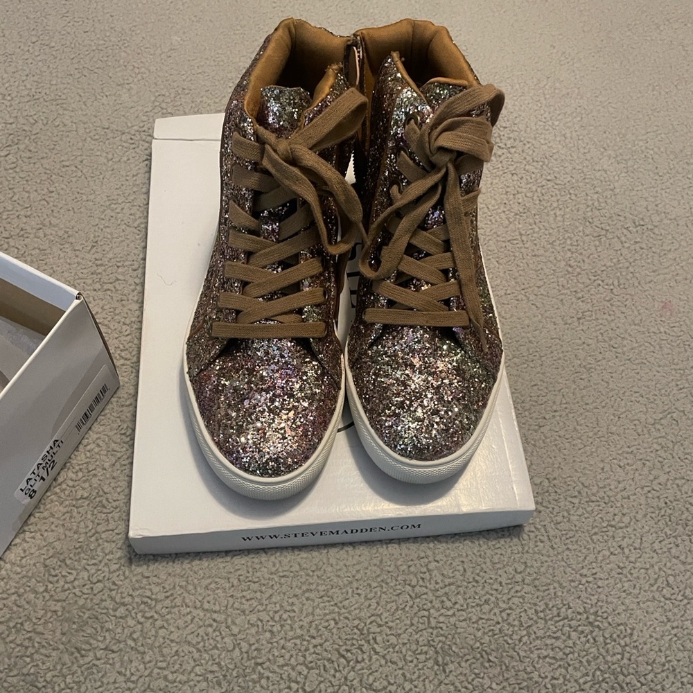Steve Madden Multicolor Glitter High-Tops